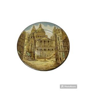 John Maddock And Sons Royal Ivory St‎ Pauls Cathedral Rare Vintage Plate